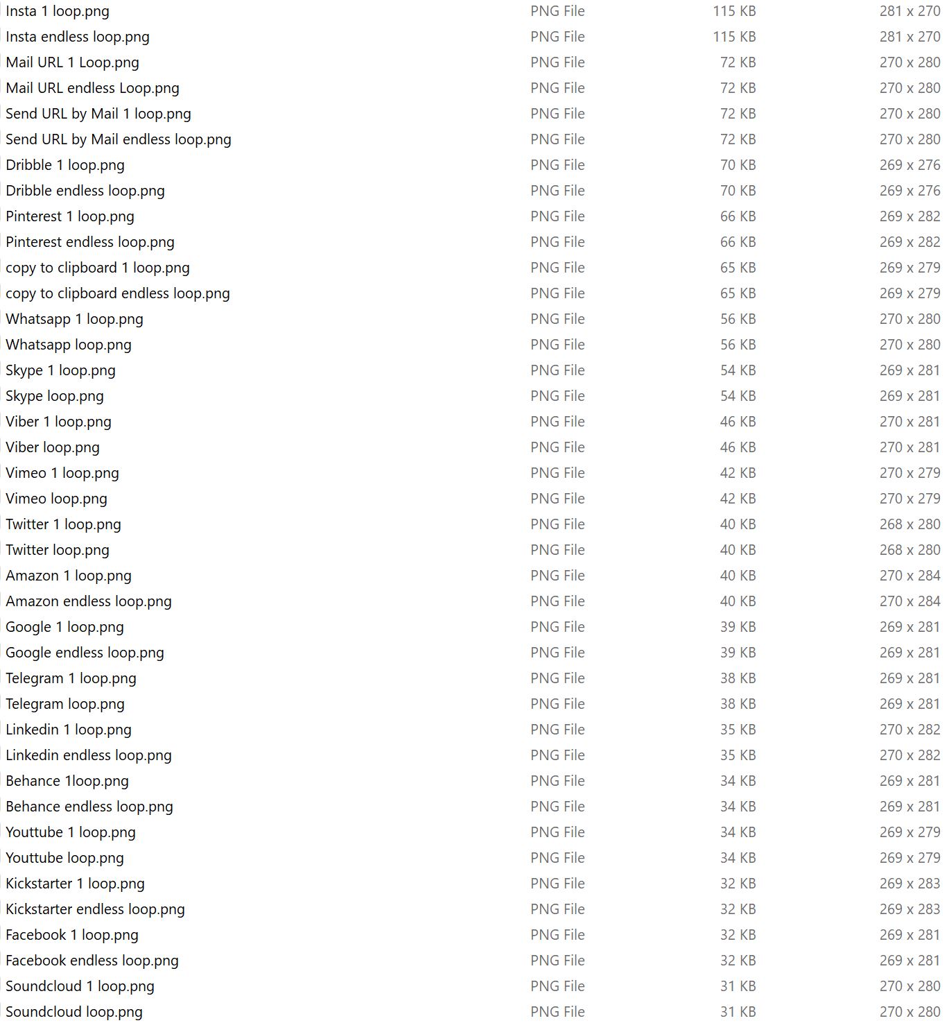 socal media icon png files overview p1 – 3DVista Marketplace