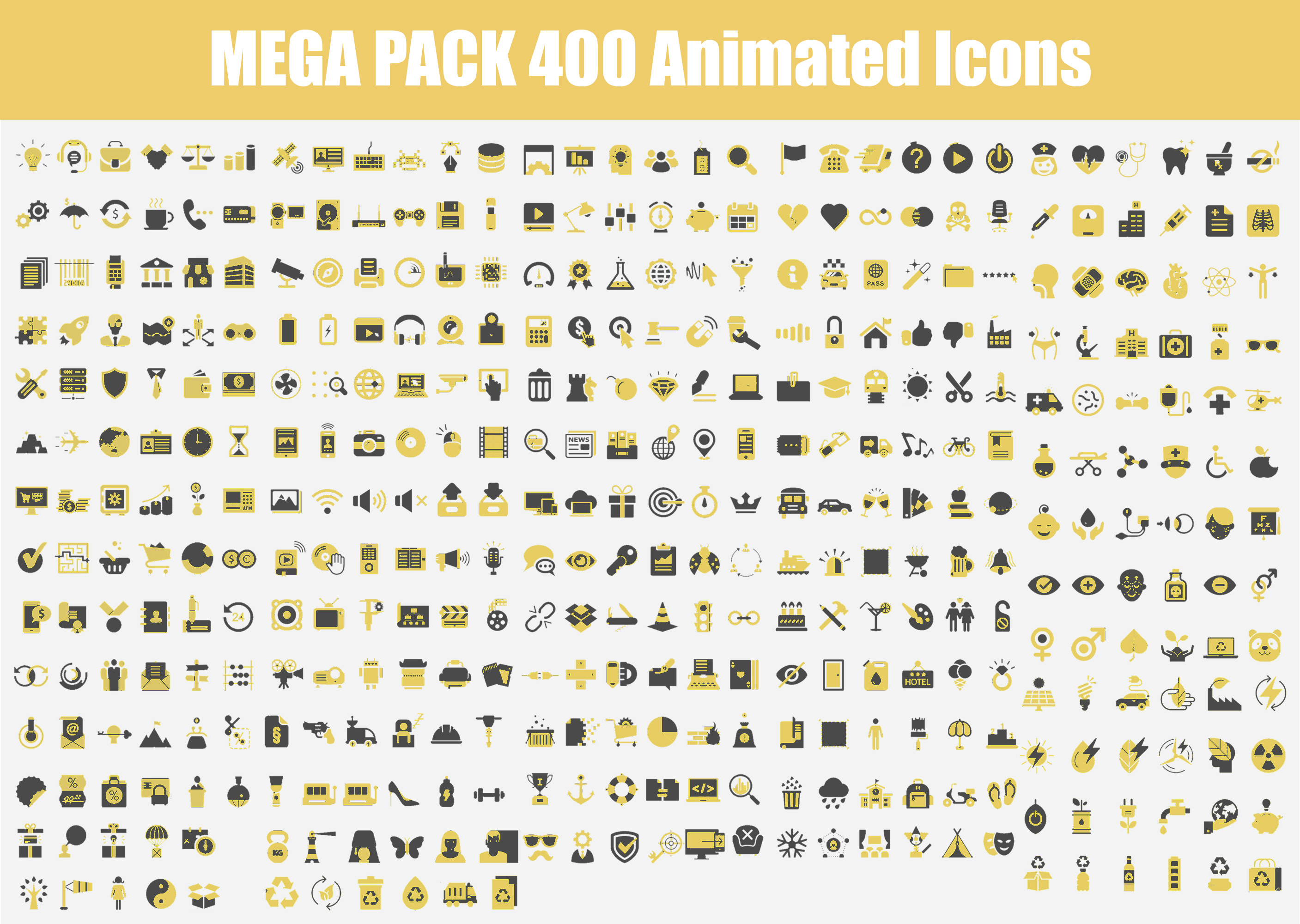 400-Animated-Icons-Complete-Collections-Software-Mega-Pack-List ...